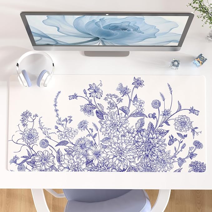 Vintage Blue Flowers