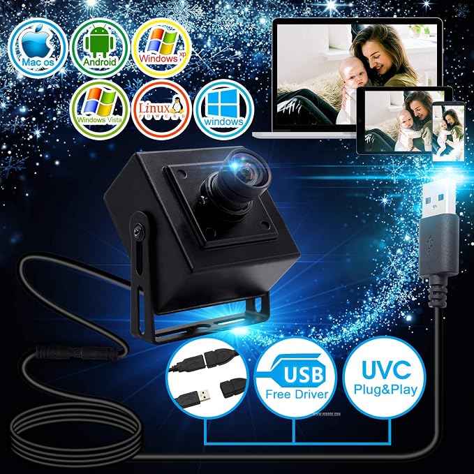 100 Degree No Distortion Lens with Aluminum Case