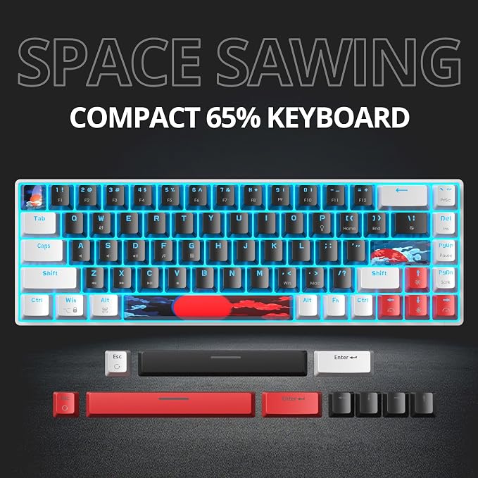 68Black/red Switch