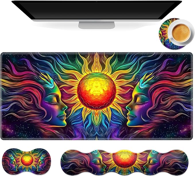 Colorful Sun Woman