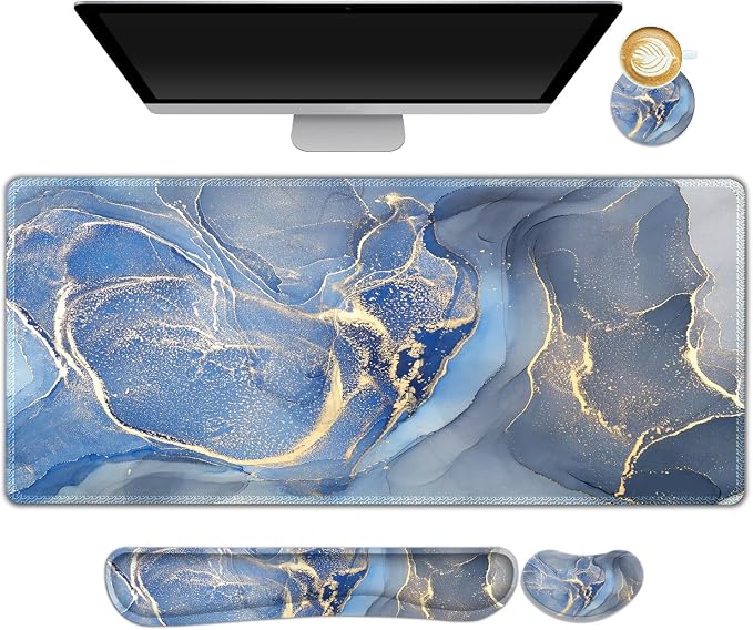 Blue Yellow Marble