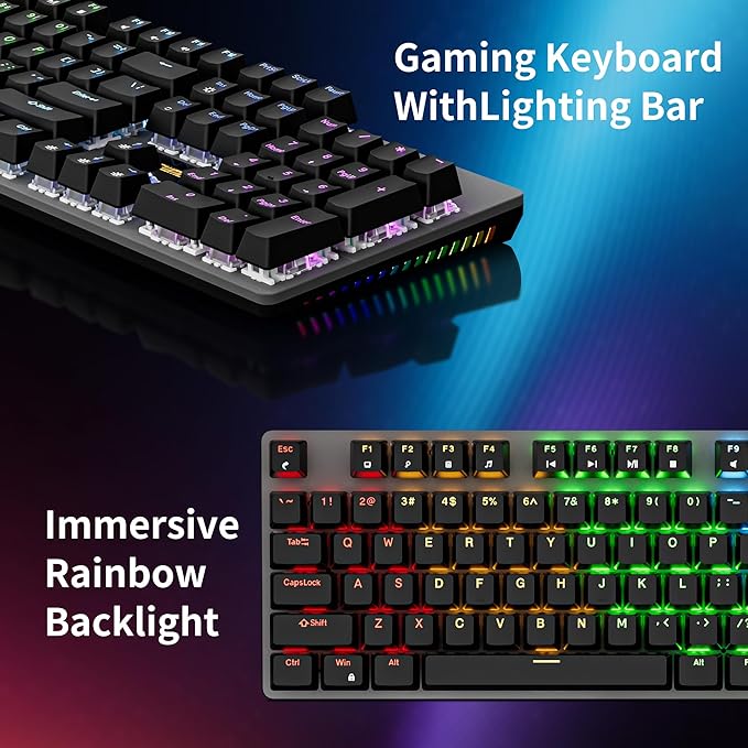 Black Keycaps-Red Switch