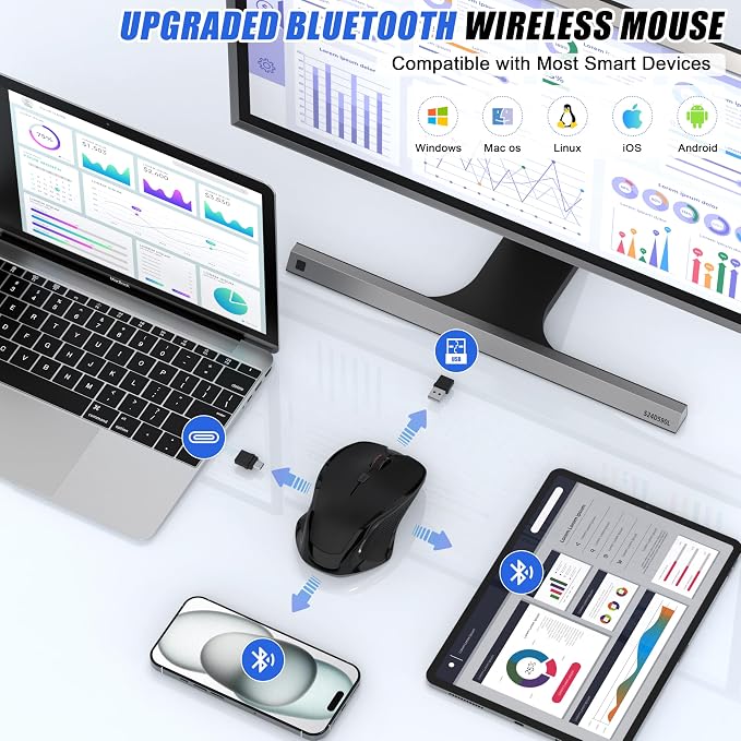 Bluetooth Wireless Mouse (Black)