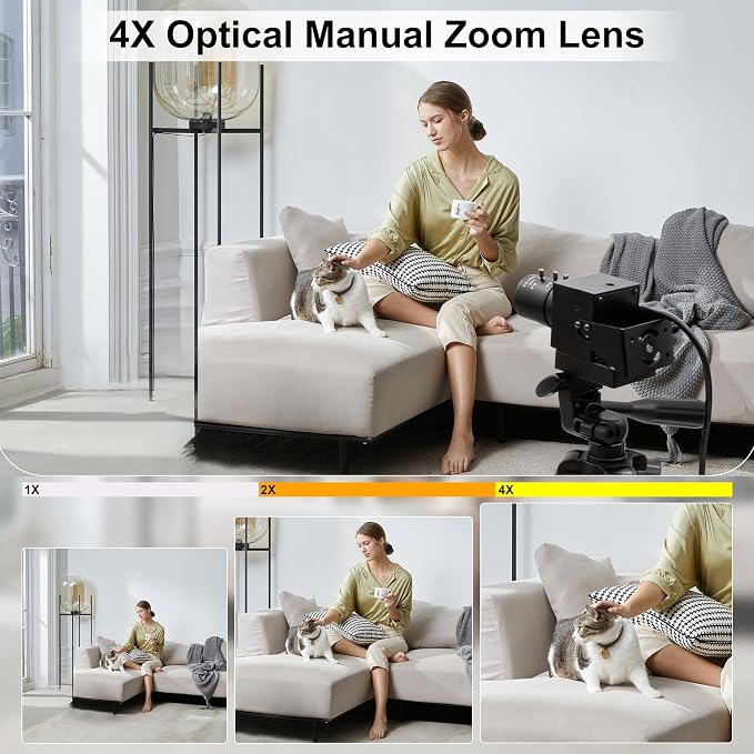 4K USB Camera 2.8-12mm Varifocal Lens