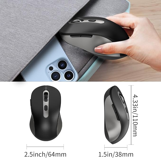 AT258-Grey & Black
