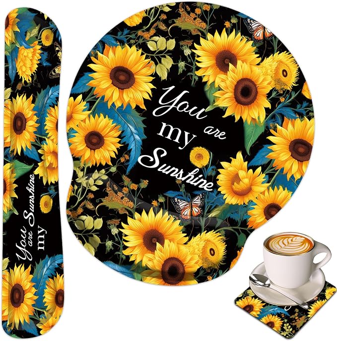 You Are My Sunshine Sunflower Dragonfly