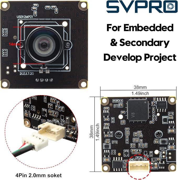 11.6MP-V100 M12 Lens