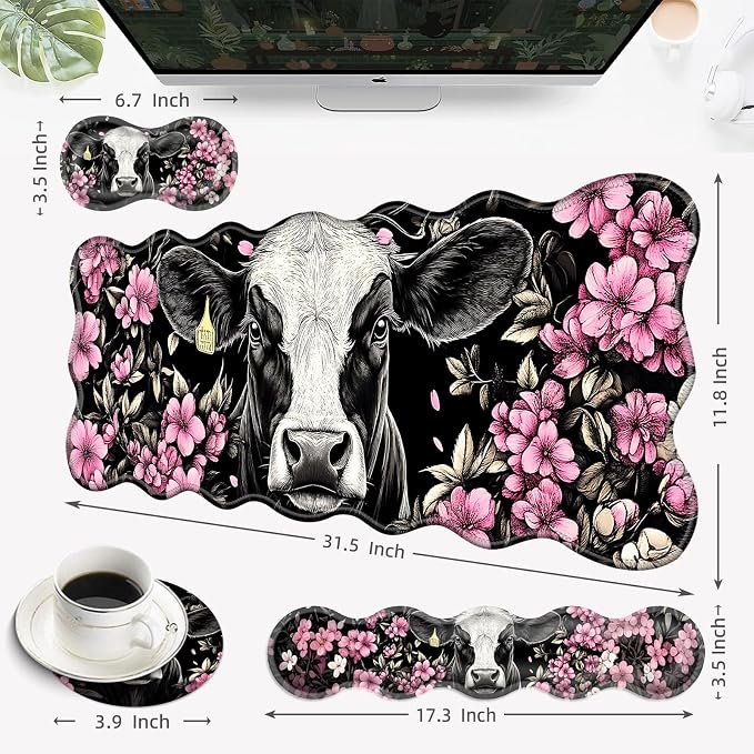 12 Cute Cow Floral