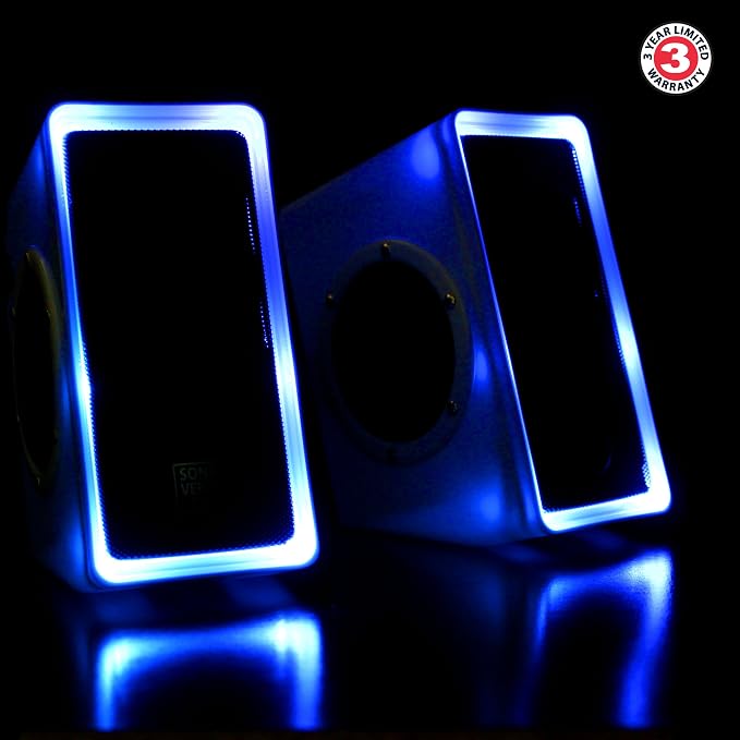 White with LEDs