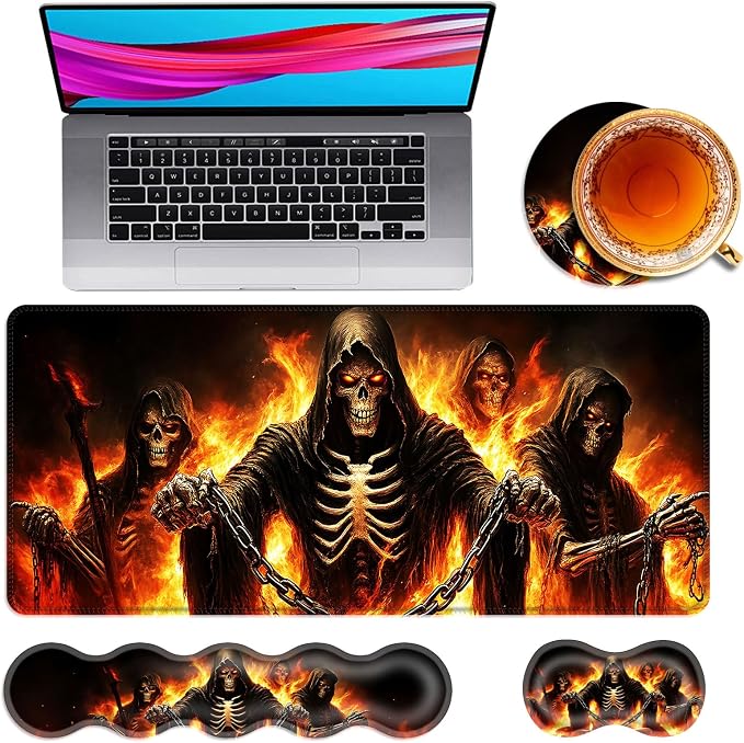 Flaming Skull
