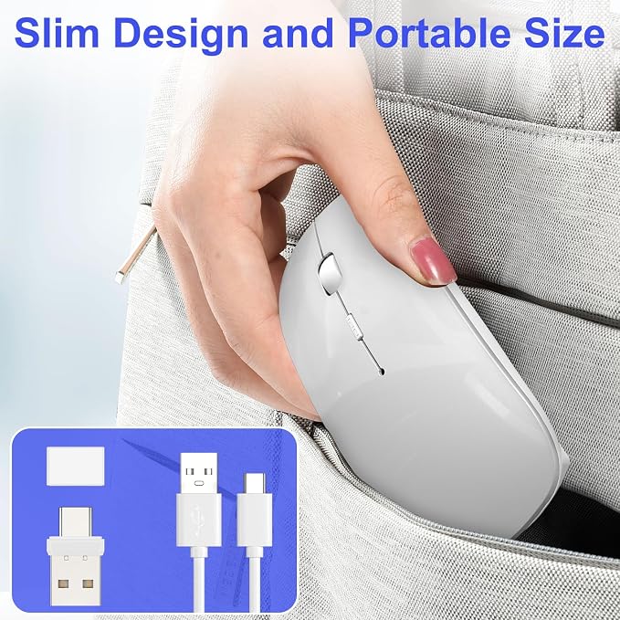 Wireless Bluetooth Mouse (Silver)