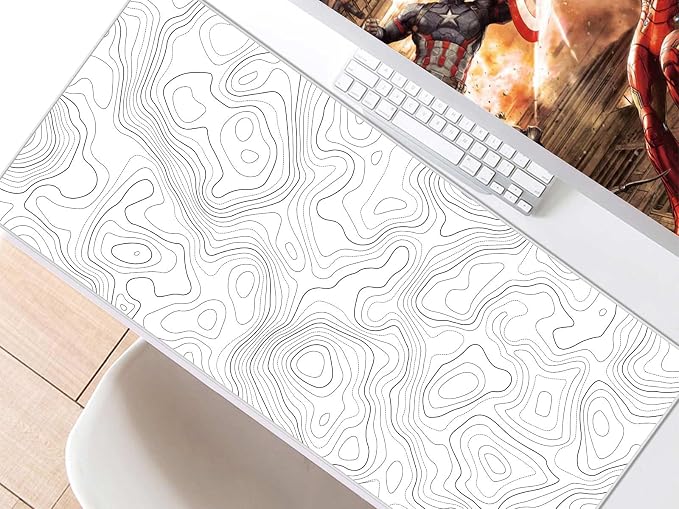 White Topographic