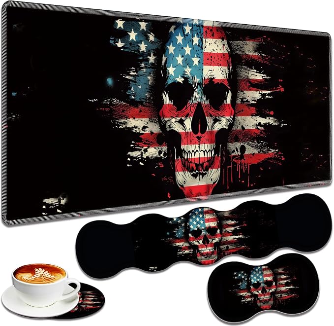 American Flag Skull