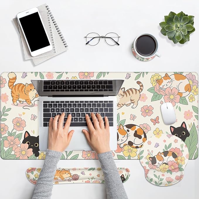 Floral and Cat