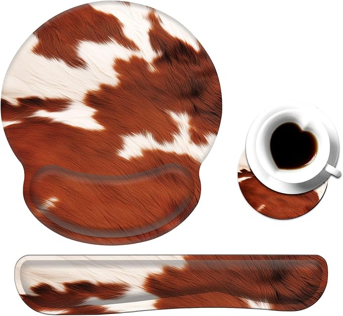 Cowhide Farm Animal Skin Leopard Brown Cow