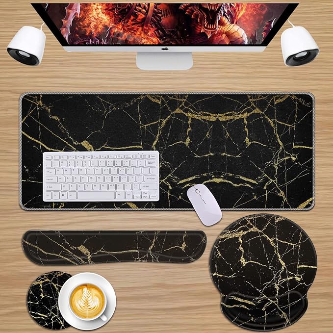 Black Gold Marble
