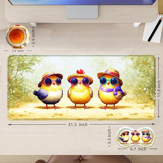 Cute Chickens With Hats-2-1