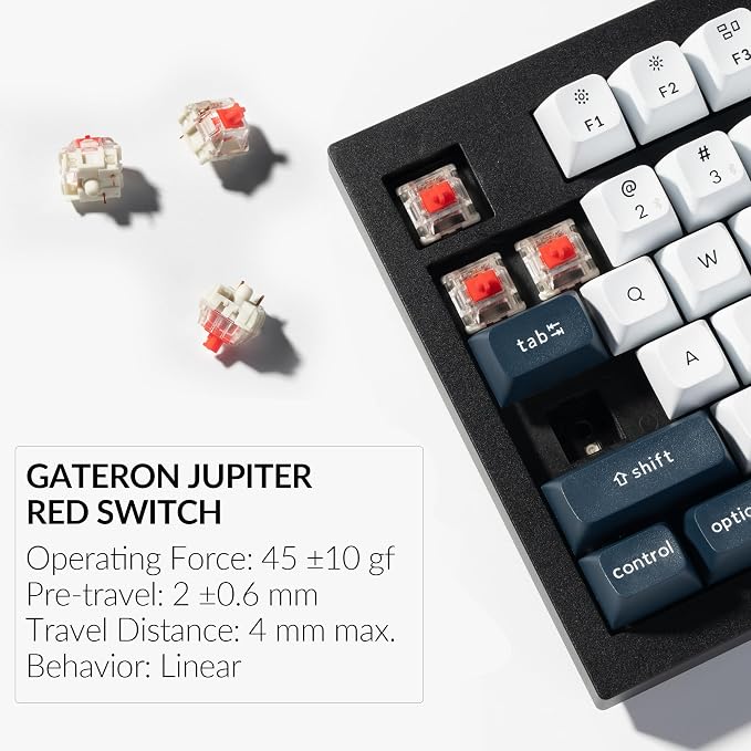 Hot-swap Gateron Jupiter Red Switch