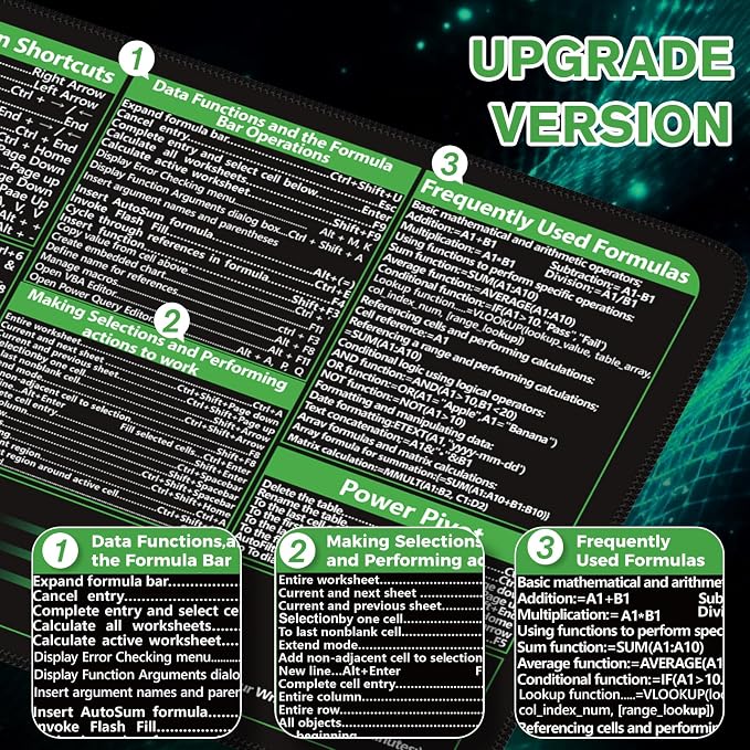 B-black Excel Shortcuts