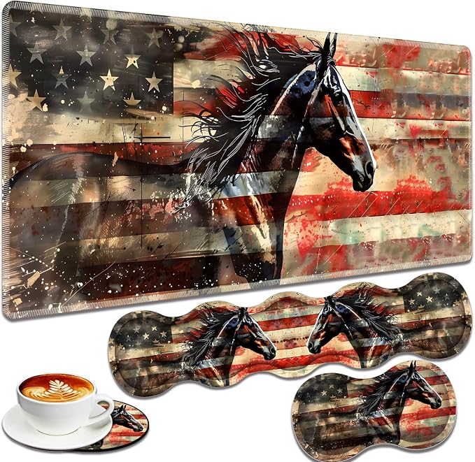 Flag Horse American