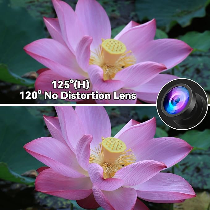 120degree no distortion lens