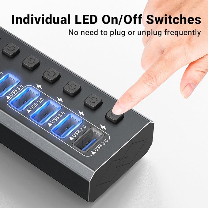 7 Port USB 3.0 Hub