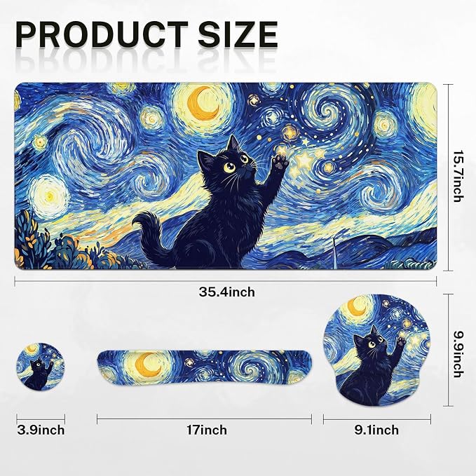 Cat Blue Moonlight
