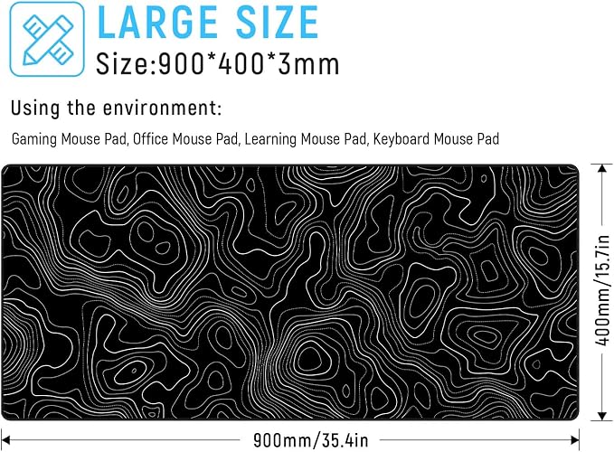 Black Topographic