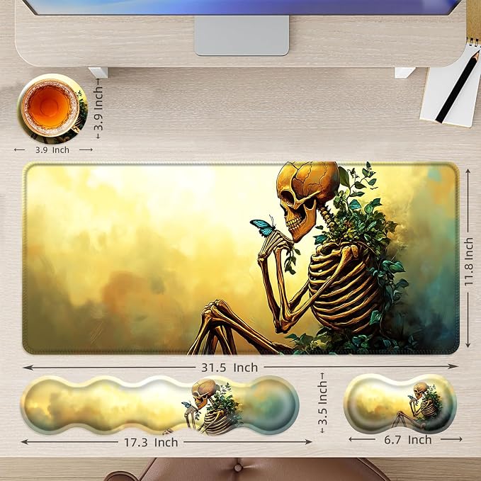 Skeleton and Butterfly
