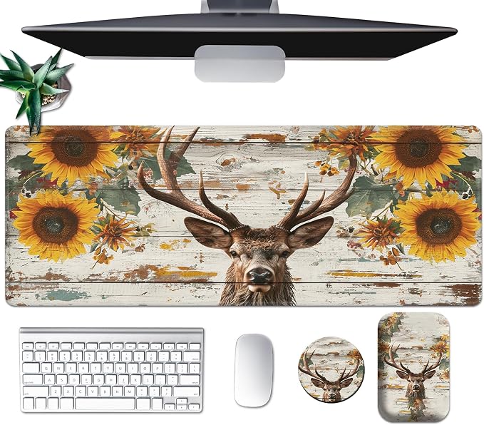 Wood Sunflower Deer