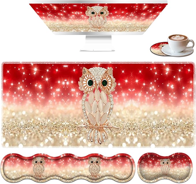 Owl on Pink Background
