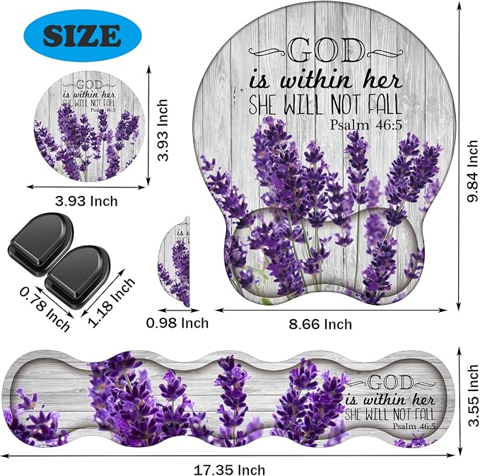 Psalm 46:5 Purple Lavender