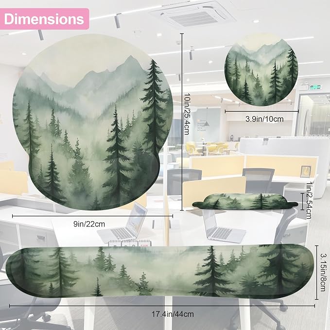Misty Forest Mountain