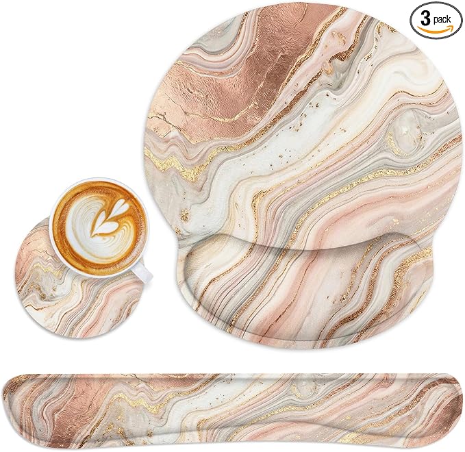Gold Pink Marble