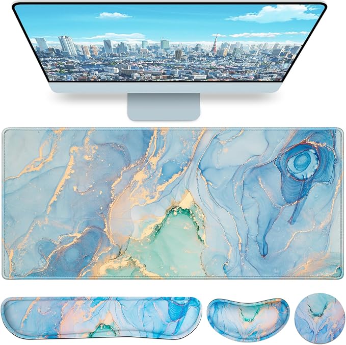 Jade Blue Marble