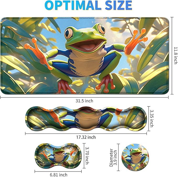 Frog Green Leaf