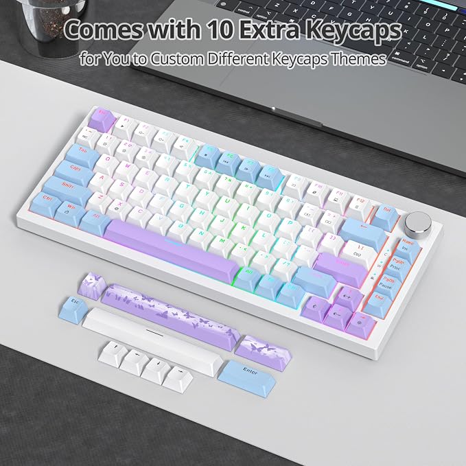 82 Purple White/Red Switch