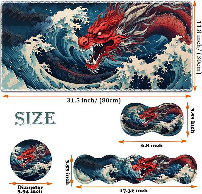 Sea Wave Red Dragon