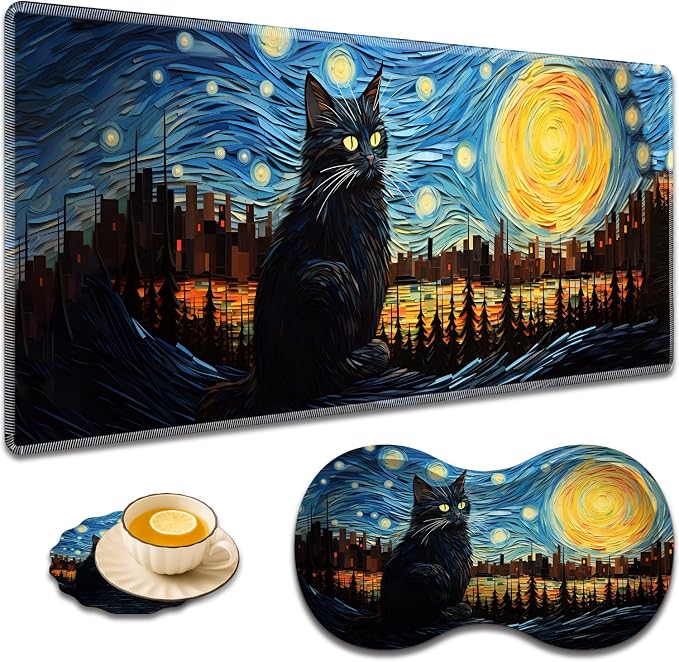 Art Moon Starry Night