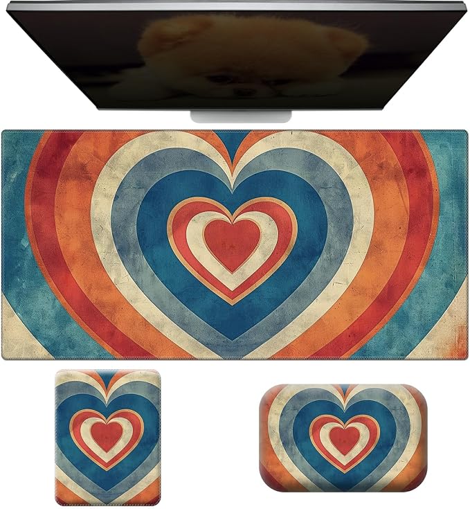 Orange Blue Heart