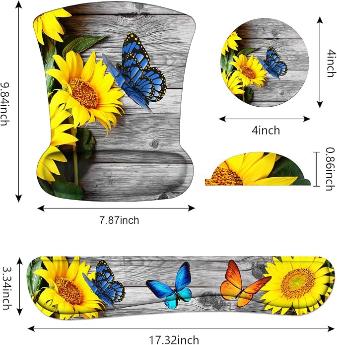Sunflower and Butterfly-2