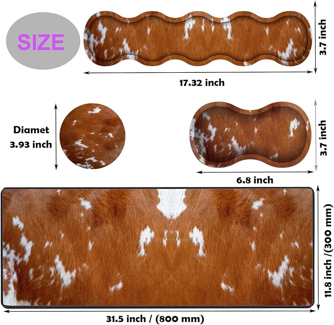 Cowhide Leopard Brown Cow