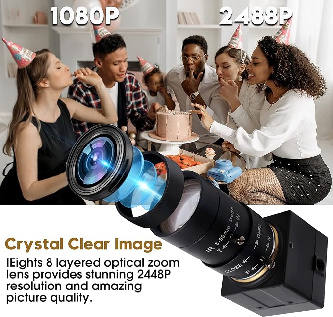 8MP 5-50mm Varifocal Camera