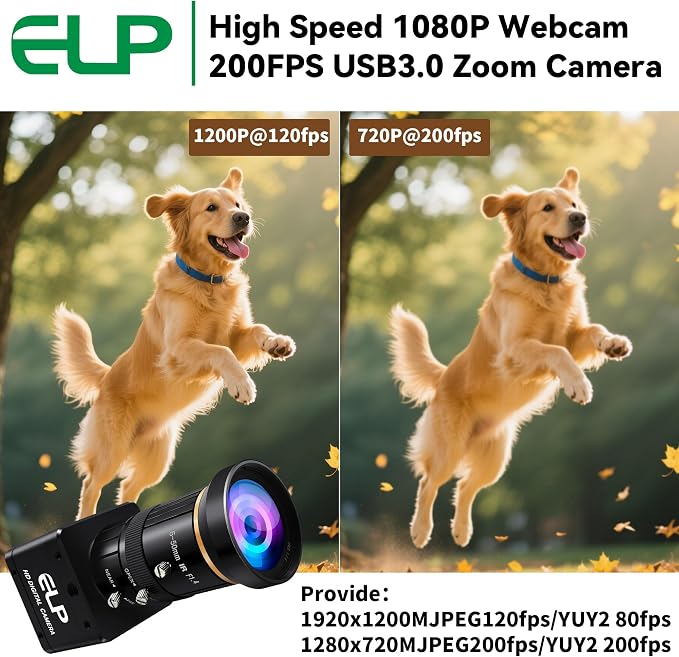 5-50mm 10X zoom lens