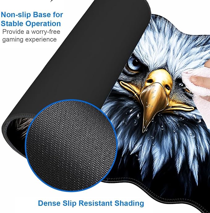 Lion and Eagle Face Art