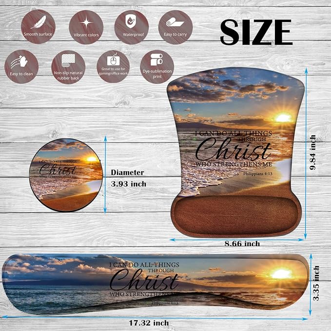 Beach Quoting Bible Verse Philippians 4-13