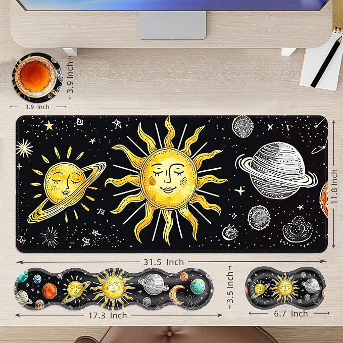 Sun and Planets in Space