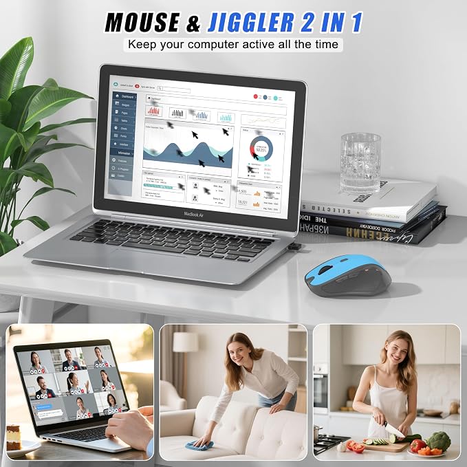 Bluetooth Wireless Mouse (Blue)