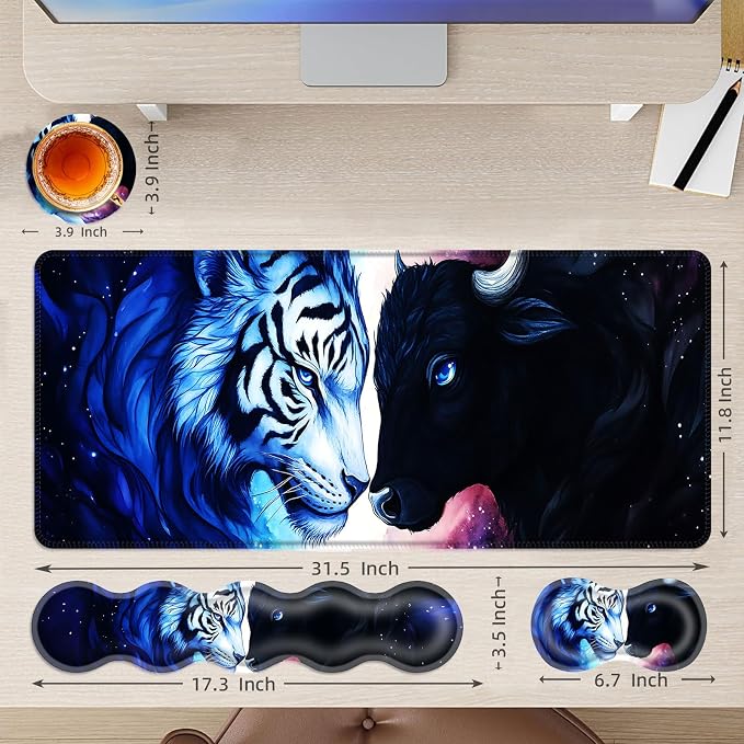 Tiger and Cow