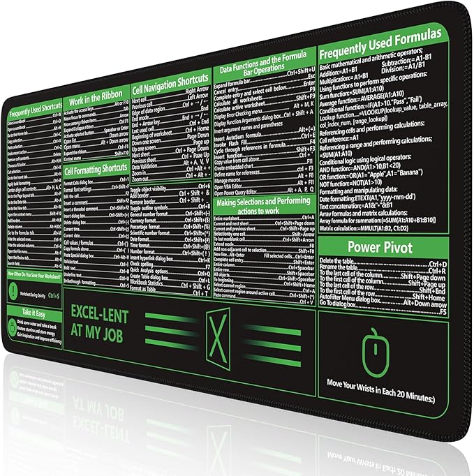 B-black Excel Shortcuts